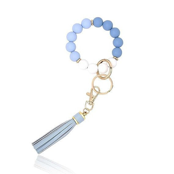 Wristlet Silicone Beaded Bangle Chains