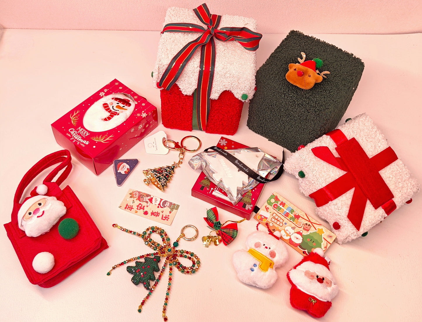 New-Christmas Mystery Gift Box 🎁 | Cute Christmas Blind Box with Santa & Reindeer | Holiday Surprise Gift for Friends & Kids