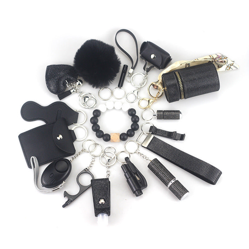 B-16pcs keychain sets for women and girls