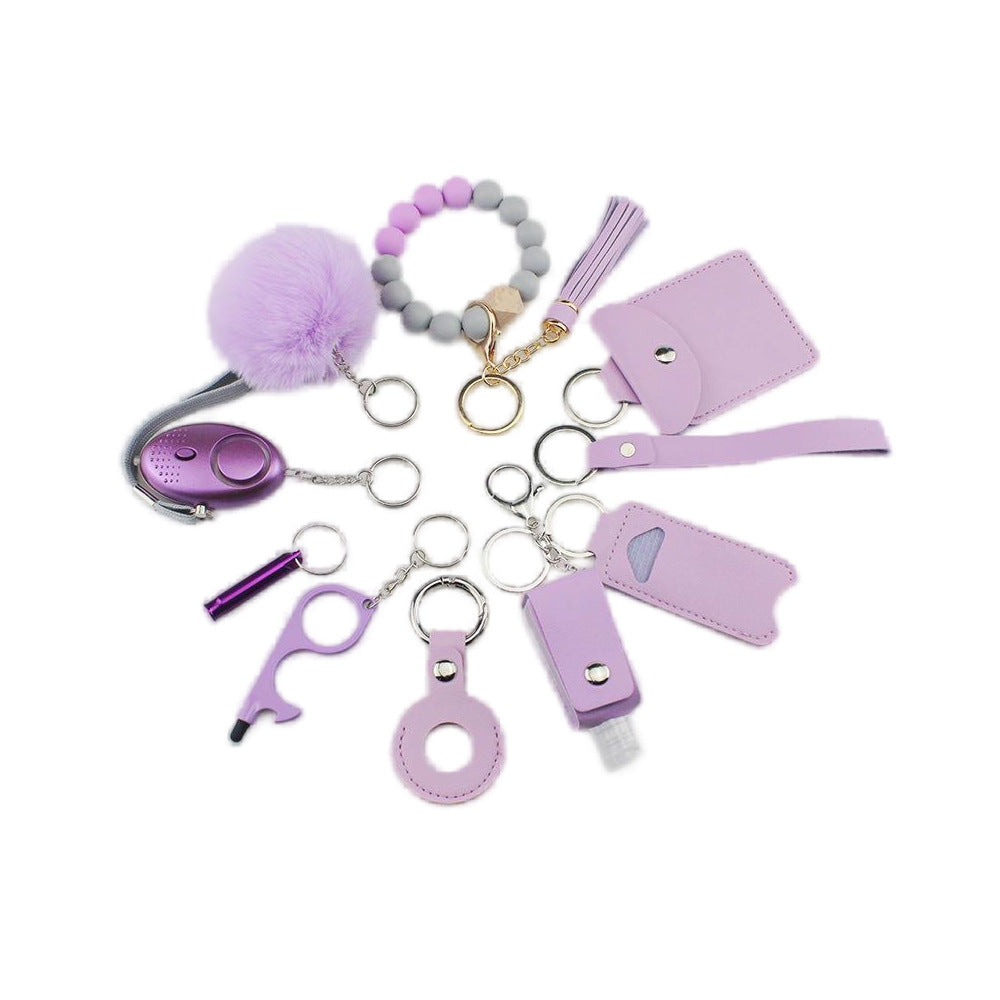 B-10pcs keychain set for Woman
