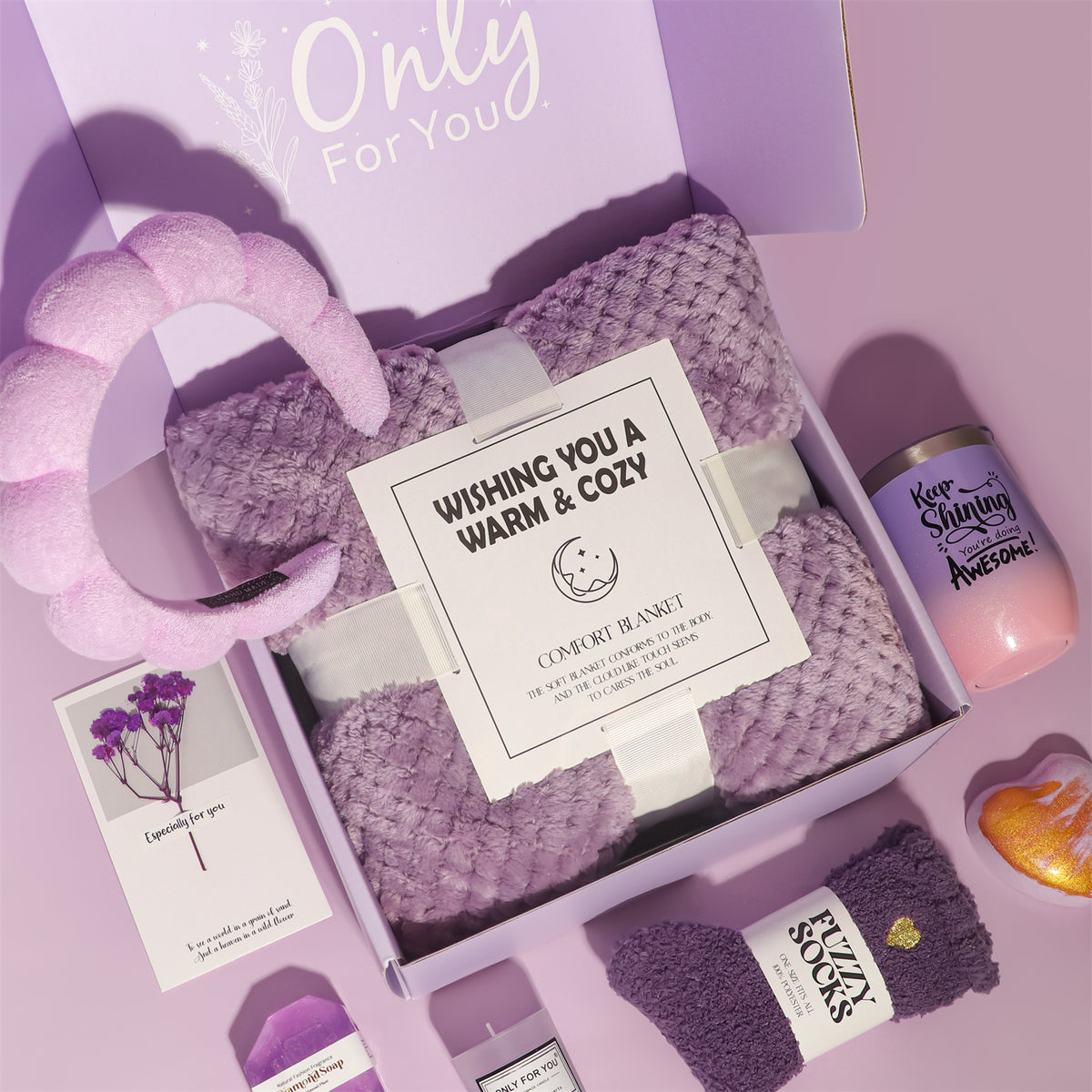 Lavender Luxe Cozy Gift Box