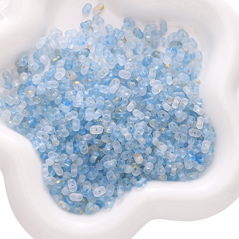 B-12-Color Peanut-Shaped Beads