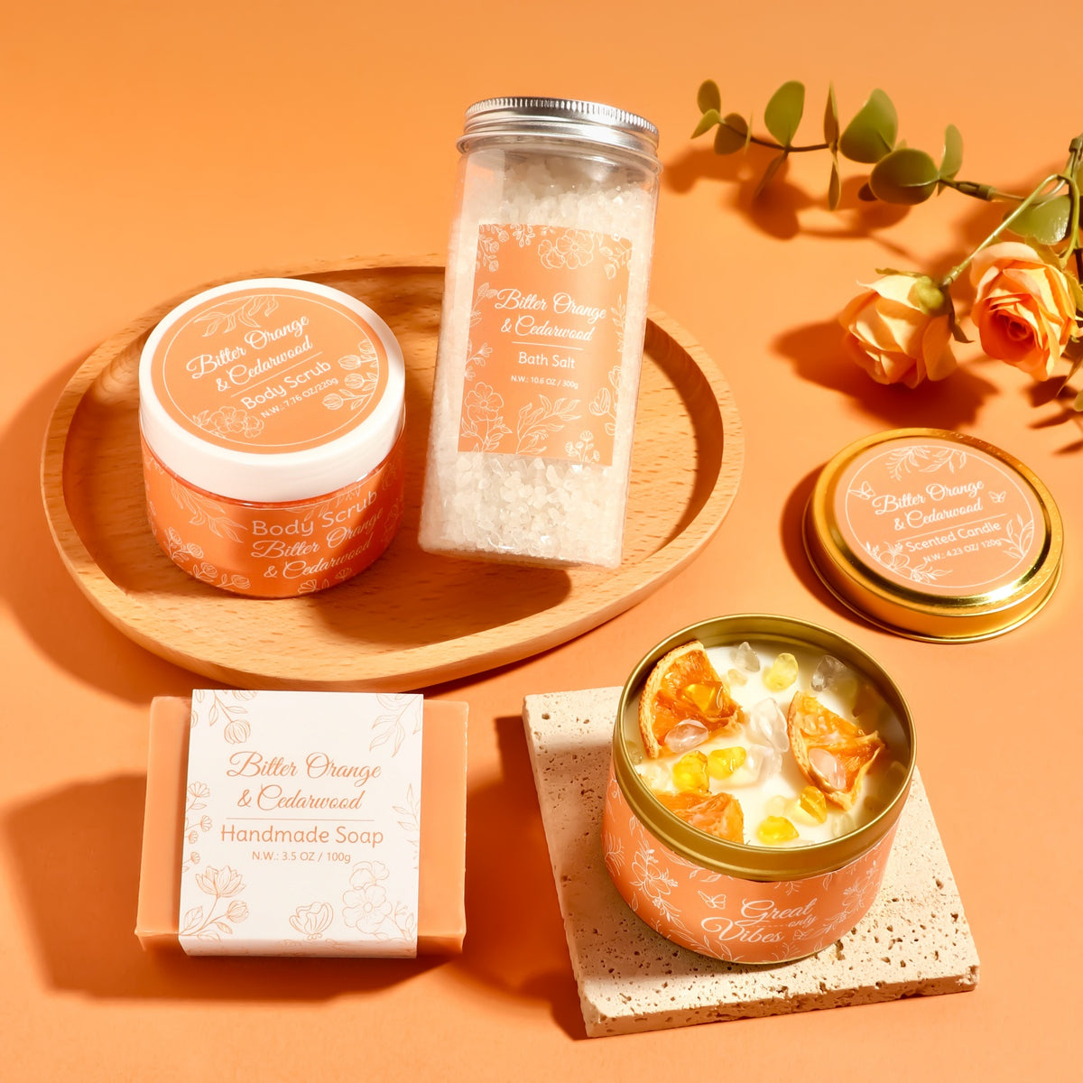 Citrus Bloom Luxe Self-Care Gift Box