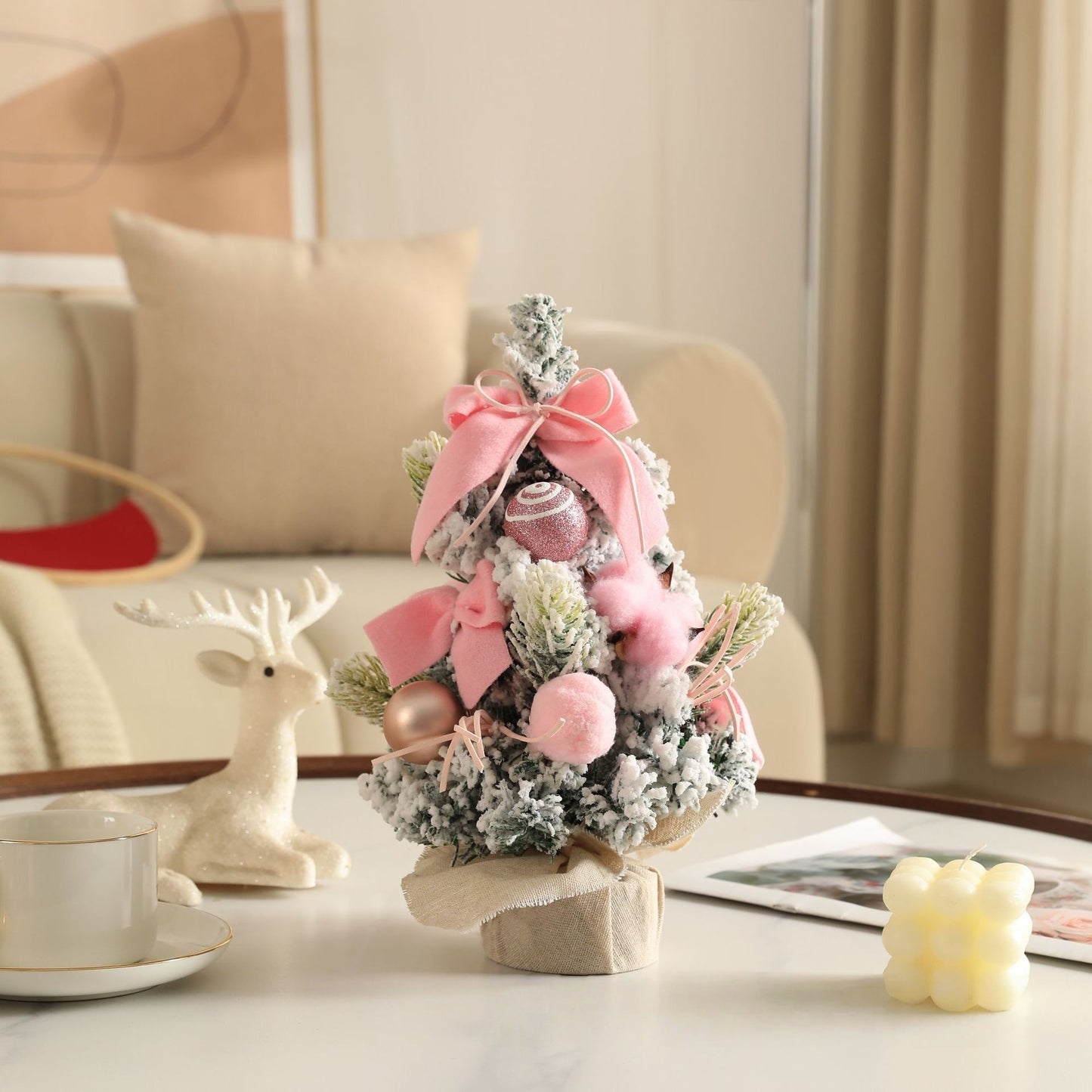Christmas tree decoration home desktop ornaments