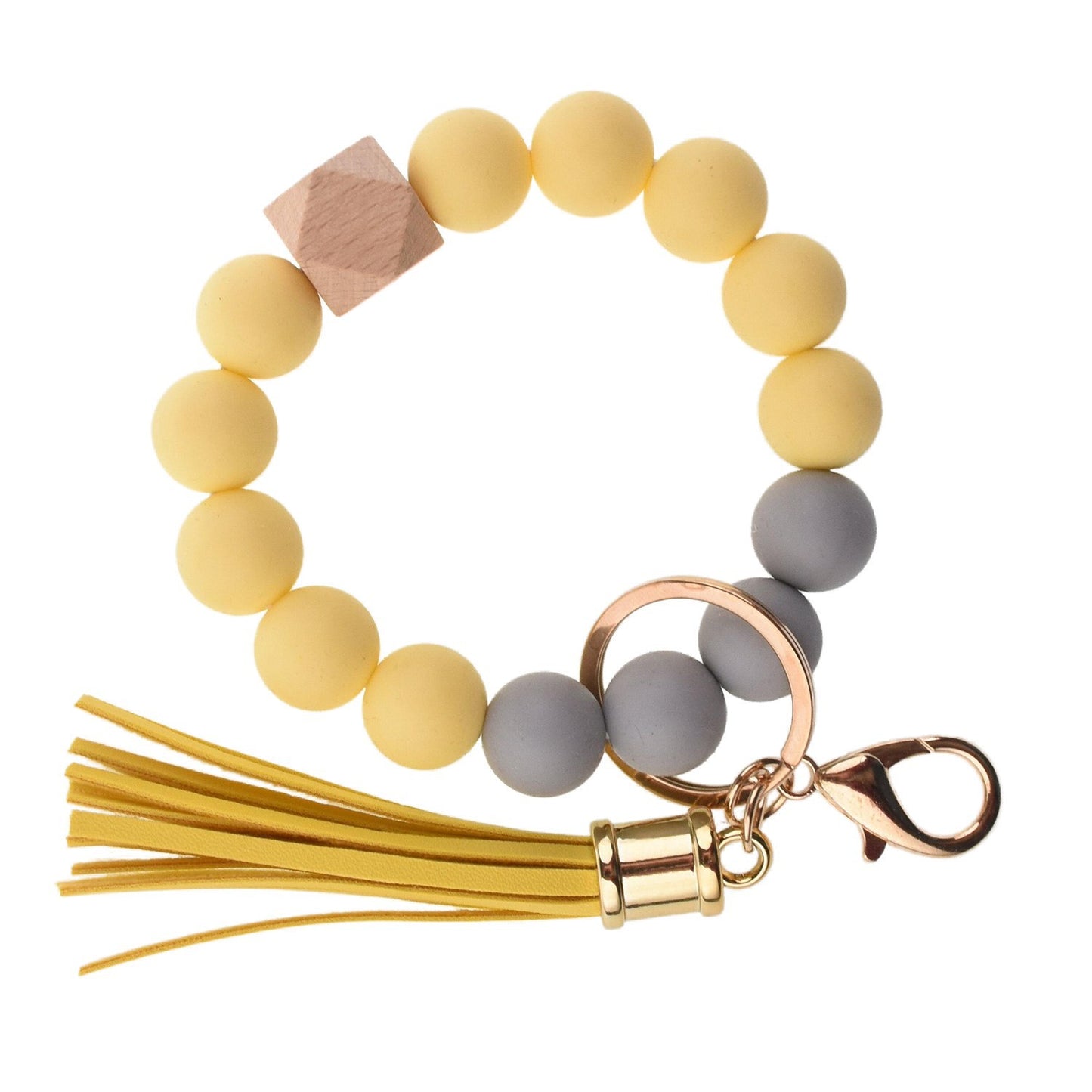 Wristlet Silicone Beaded Bangle Chains