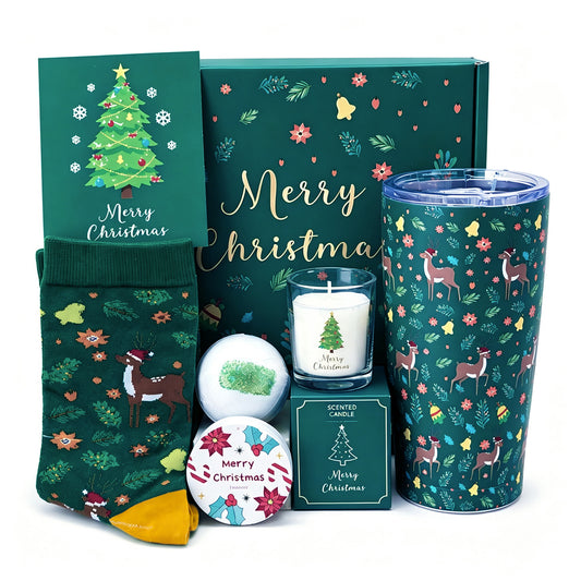 Evergreen Christmas Cozy Gift Box