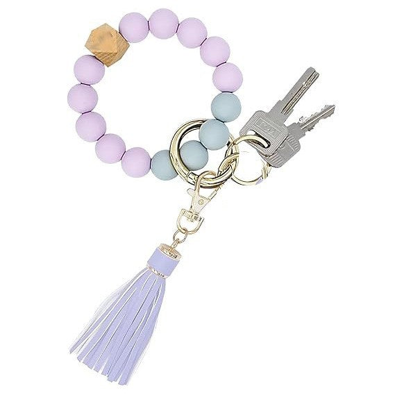 Wristlet Silicone Beaded Bangle Chains