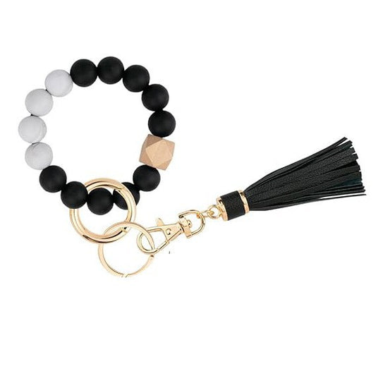 Wristlet Silicone Beaded Bangle Chains