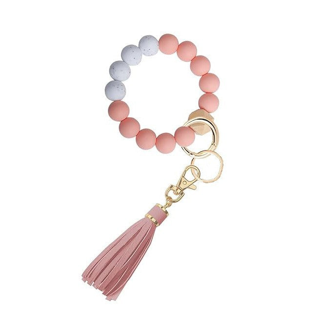 Wristlet Silicone Beaded Bangle Chains
