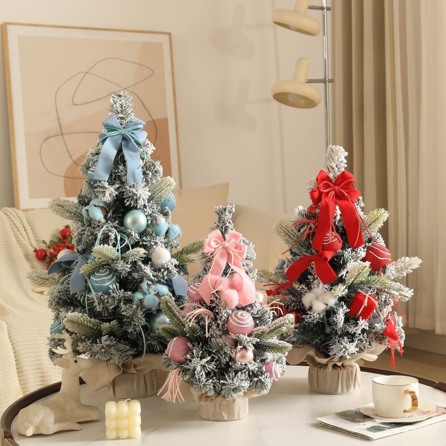 Christmas tree decoration home desktop ornaments