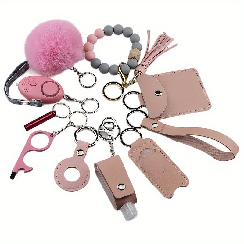 B-10pcs keychain set for Woman