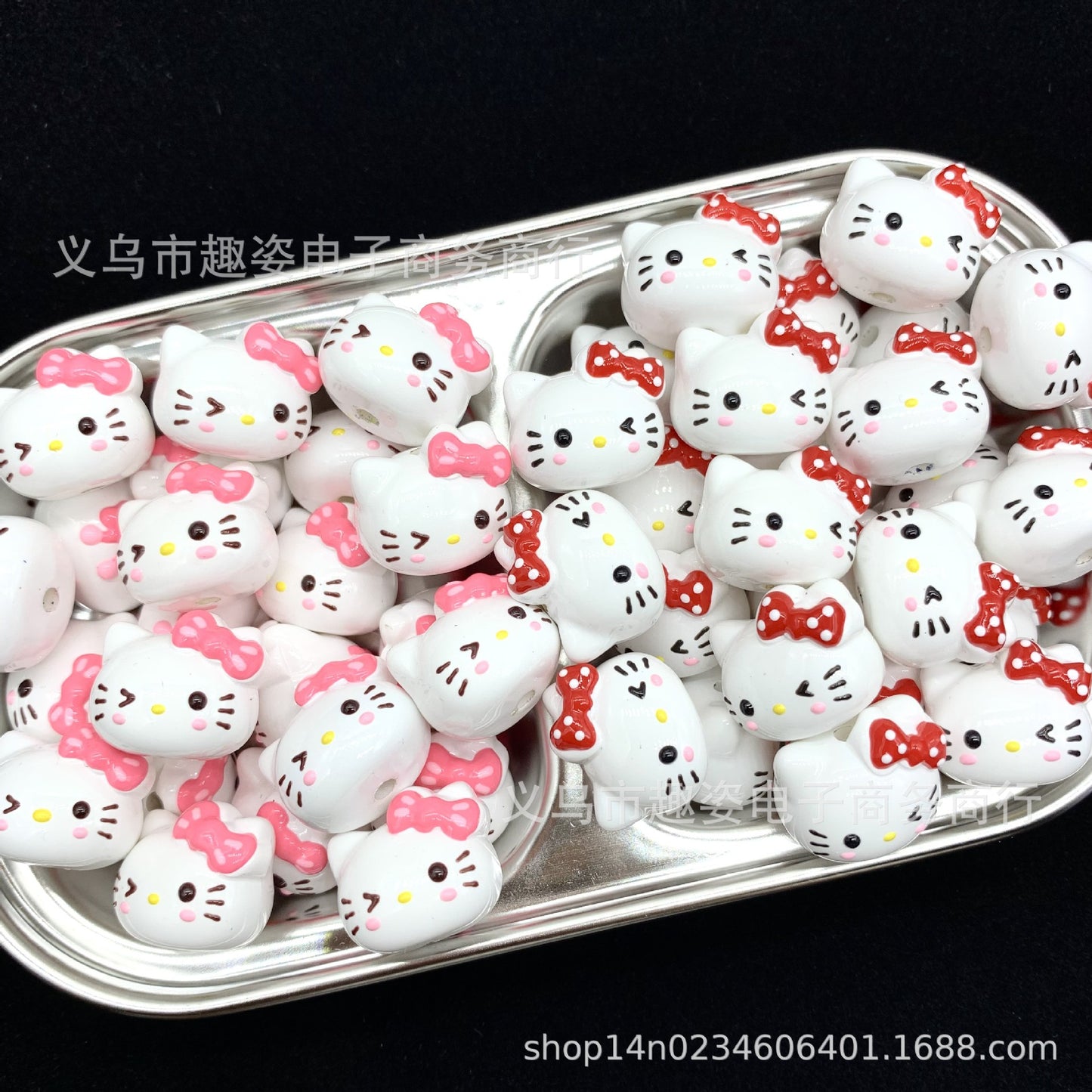HK Macaron Color Mixed Hand-Painted Beads Scoop