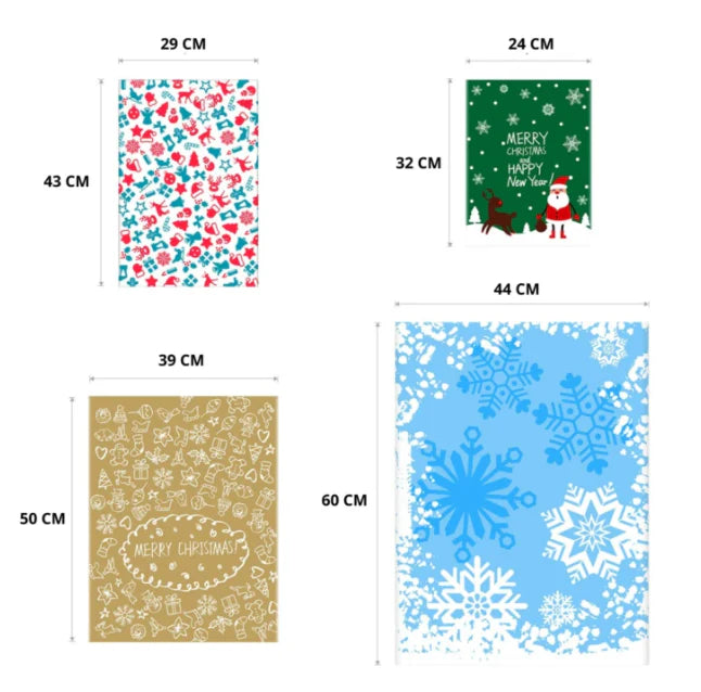 【Gift】Christmas Gift Bag Set (30 Pack)