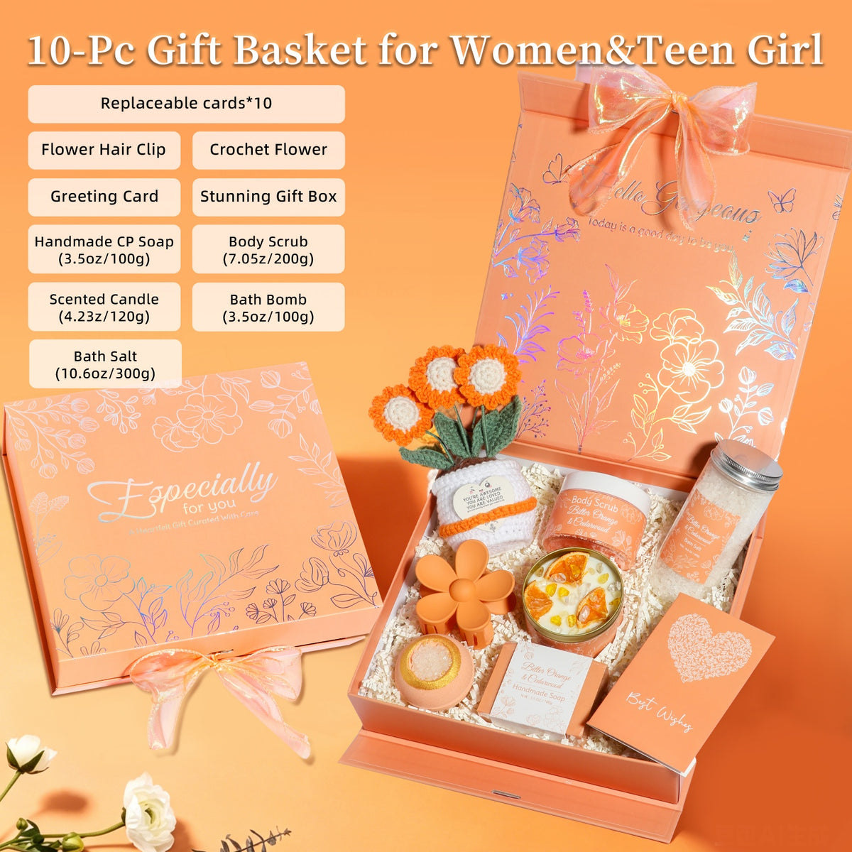 Citrus Bloom Luxe Self-Care Gift Box
